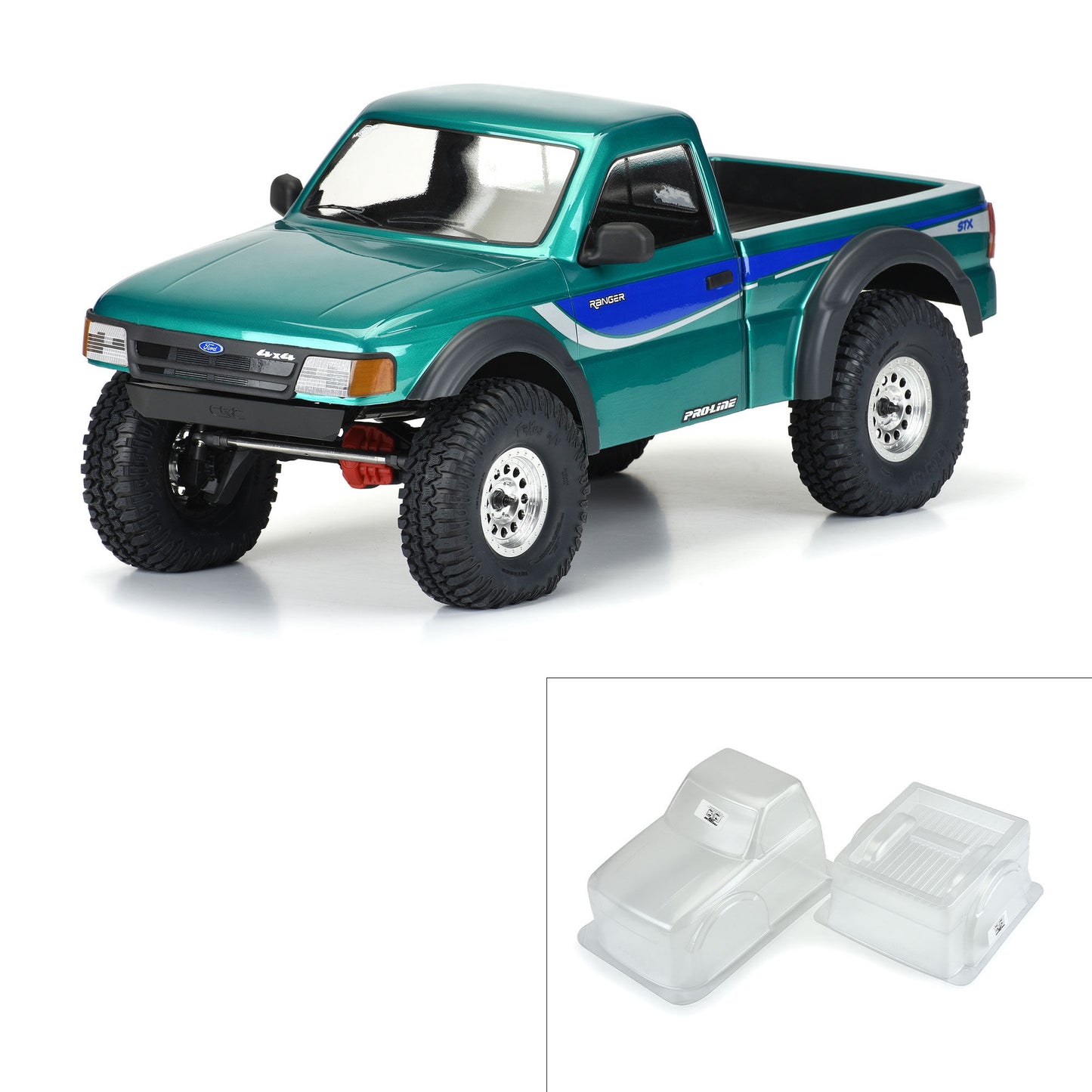Pro-Line 1:10 1993 Ford Ranger Clear Body 12.3" (313mm) Wheelbase Cra PRO3537-00
