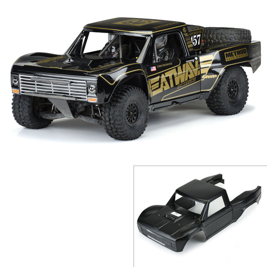 Pro-Line 1:7 Pre-Cut 1967 Ford F-100 Heatwave Black: Unlimited Desert PRO3547-18