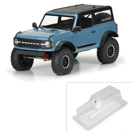 Pro-Line 1:10 2021 Ford Bronco Clear Body Set 11.4" Wheelbase: Crawle PRO3569-00