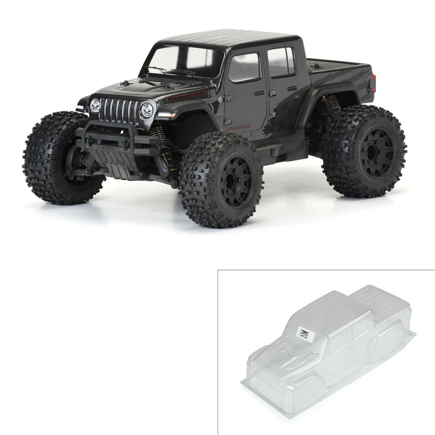 Pro-Line 1:10 Jeep Gladiator Rubicon Clear Body: GRANITE PRO3575-00