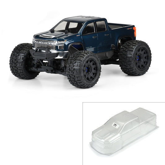 Pro-Line 1:8 2021 Chevy Silverado 2500 HD Clear Body: E-REVO 2.0 & M PRO3582-00