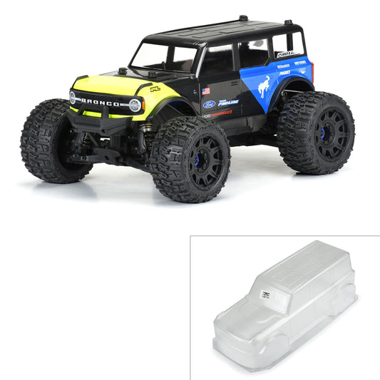 Pro-Line 1:8 2021 Ford Bronco Clear Body: MAXX, E-REVO 2.0 PRO3594-00