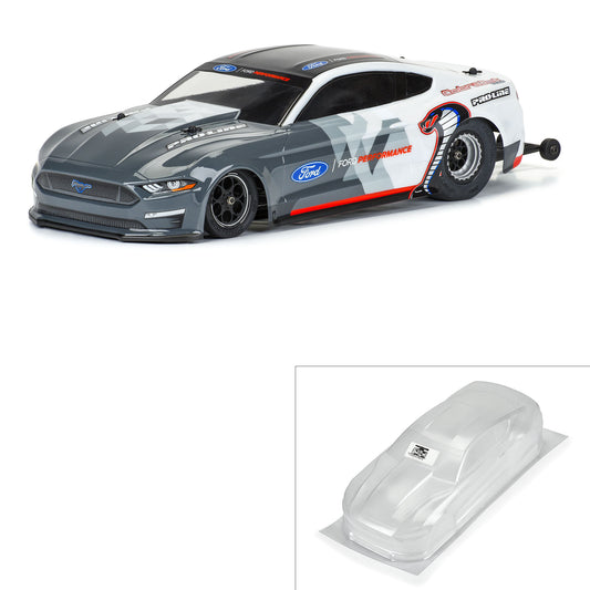 Pro-Line 1:16 2021 Ford Mustang Cobra Jet Clear Body: Losi Mini Drag PRO3605-00