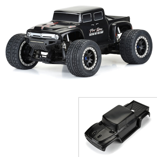 Pro-Line Racing Pre-Cut Ford F-100 Bash Armor Black Body: X-MAXX 1:5 PRO361018