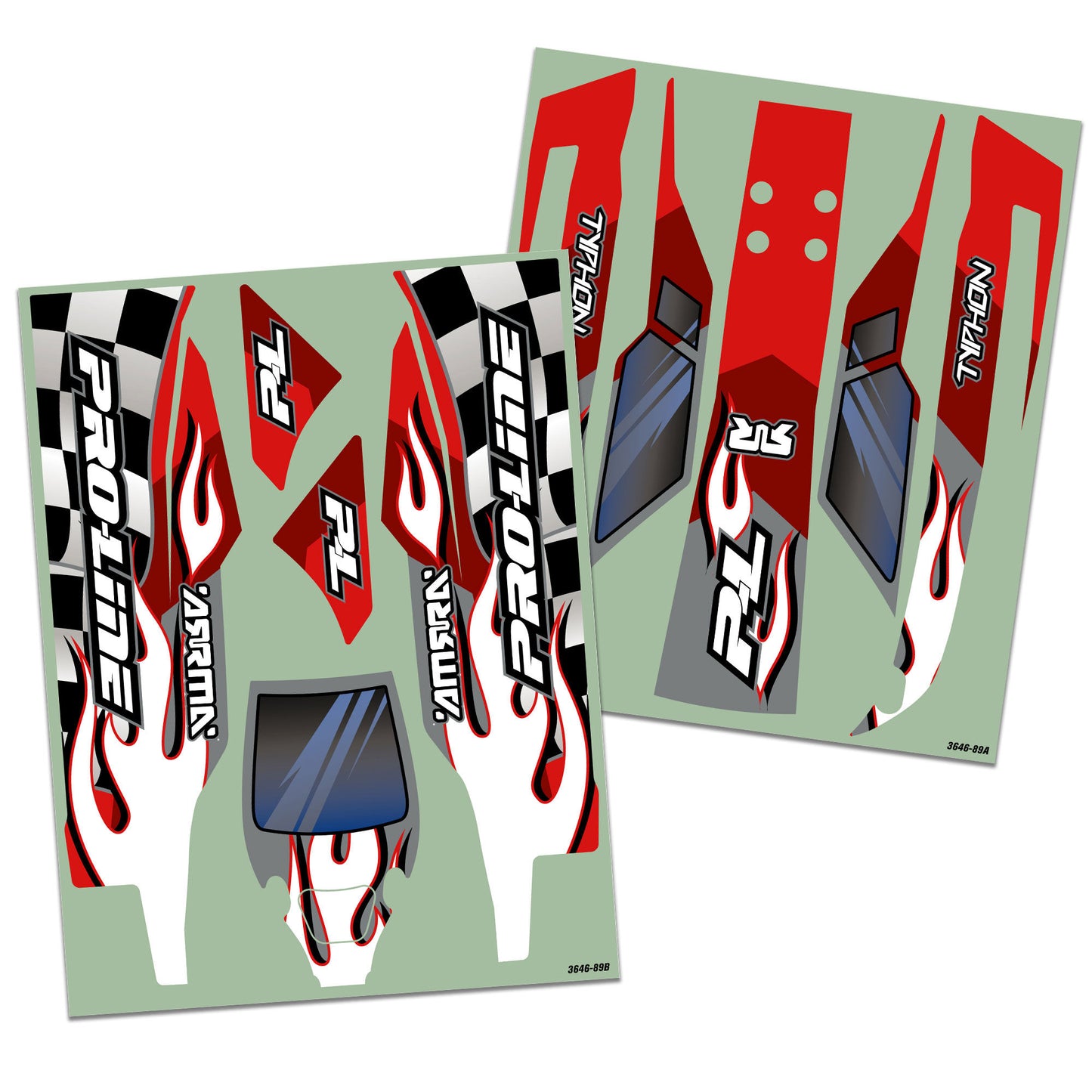 Pro-Line Racing Axis Tough-Color Gray Body: Typhon 223S 1:8 PRO364614