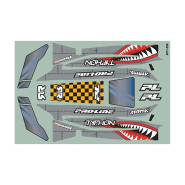 Pro-Line Racing Axis Tough-Color Gray Body: Typhon GROM 1:14 PRO367114