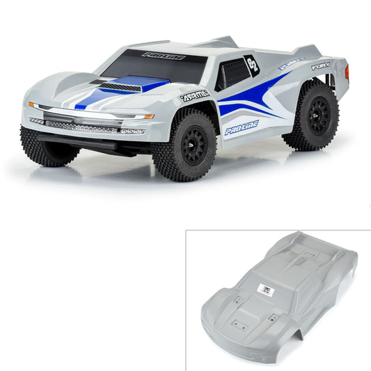 Pro-Line Racing Pre-Cut Sector Tough-Color Stone Gray Body: Fury 1:10 PRO369814