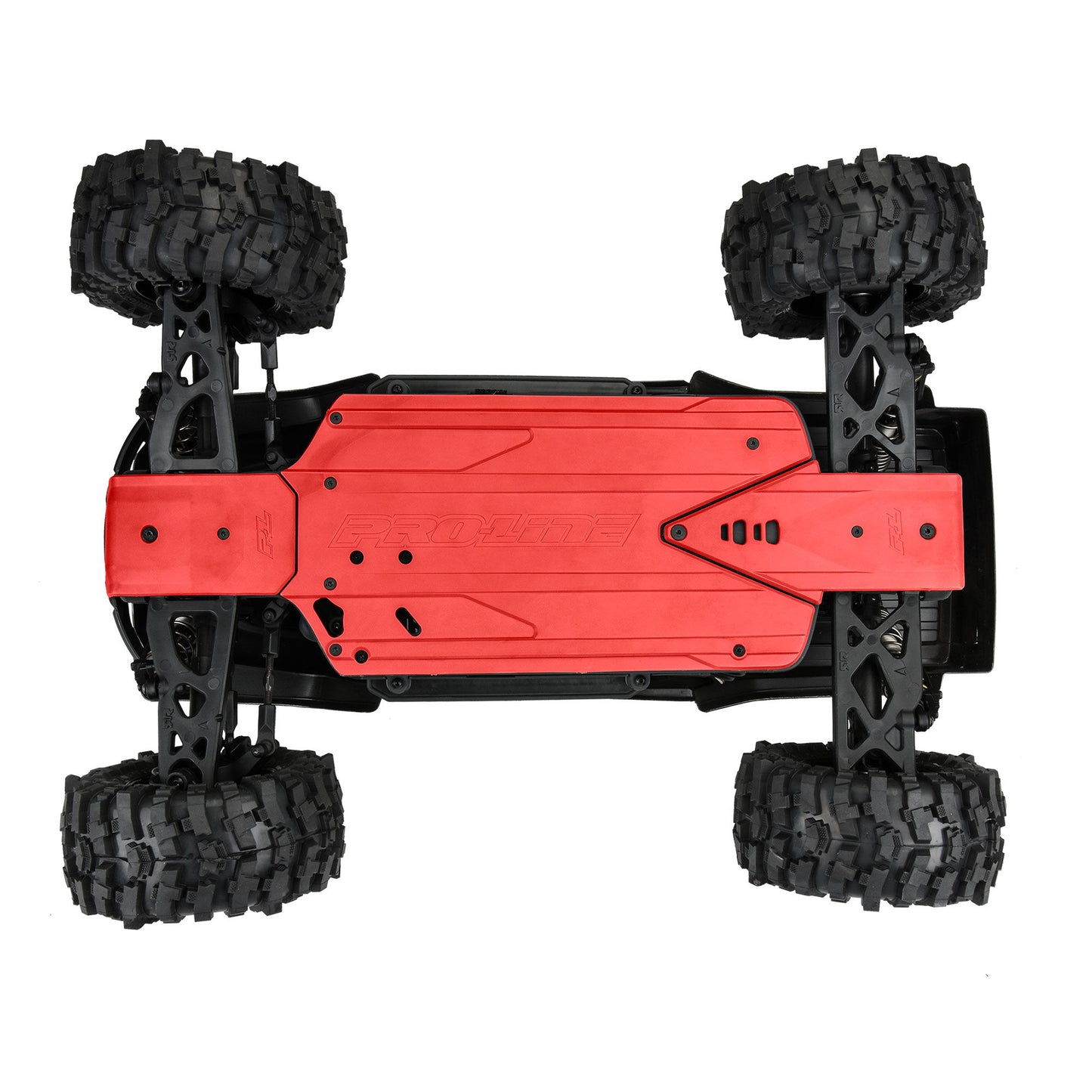 Pro-Line Racing Bash Armor Chassis Protector Red for ARRMA 3S Long WB PRO639707