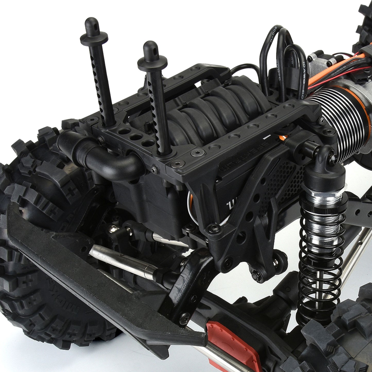 Pro-Line Racing Extended Front and Rear Body Mounts: SCX6 1:6 PRO6403-00
