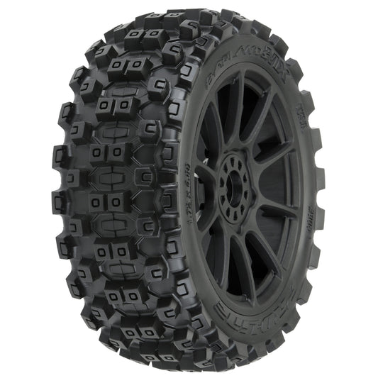 Pro-Line 1:8 Badlands MX M2 Fr/Rr Buggy Tires Mounted 17mm Black Mach PRO9067-21
