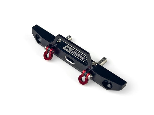 RC Overhaul Fr Bumper Set Blk Aluminum SCX24 AX019