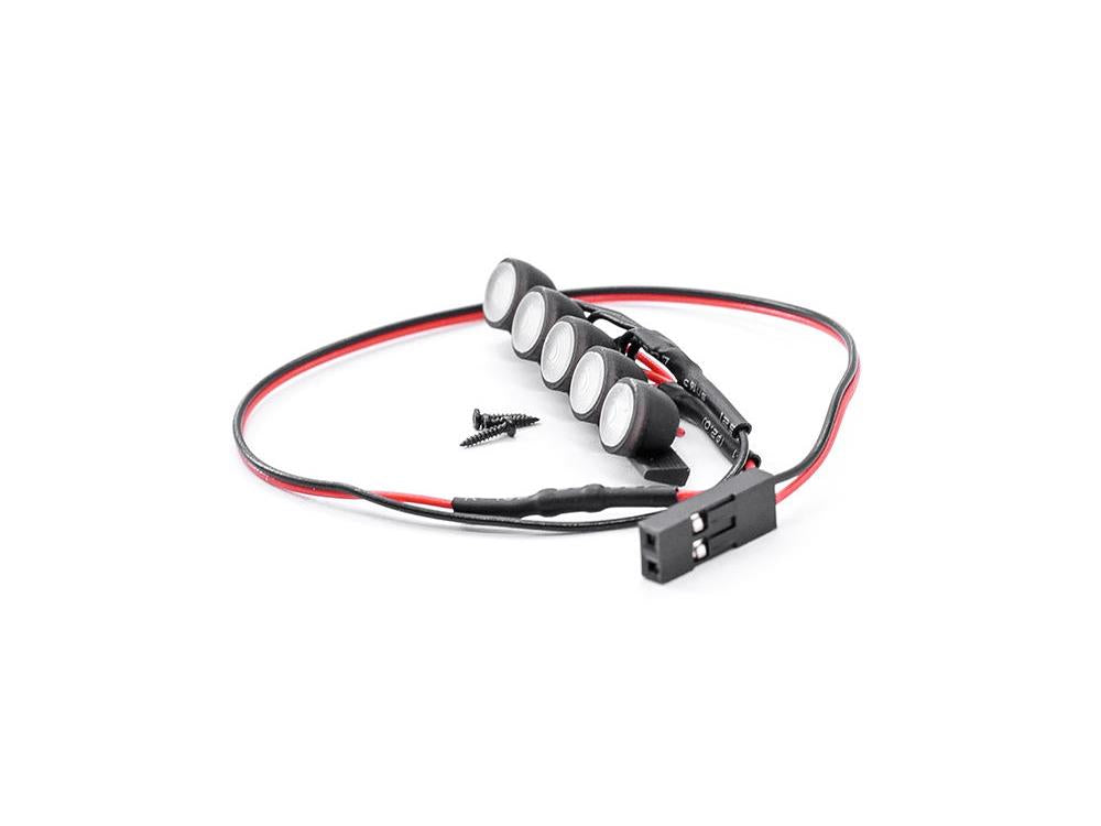 RC Overhaul Roof Light Bar Round (Bronco) SCX24 AX032