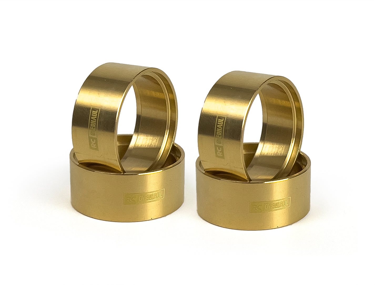 RC Overhaul Inner Wheel Weights, Brass (4pcs), SCX24 RCO-AX037