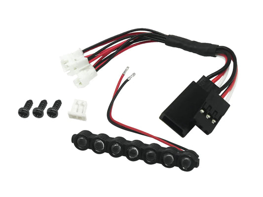 RC Overhaul Round LED Light Bar, SCX30 Jeep RCO-AX052