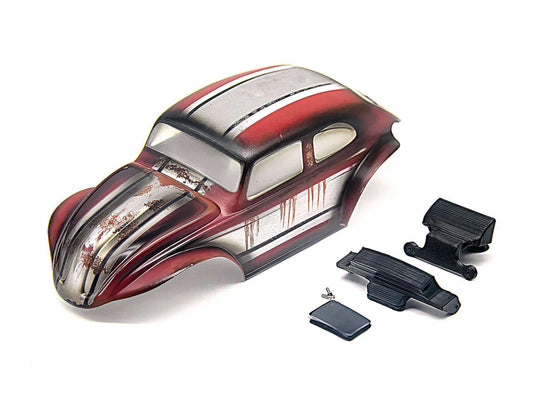 RC Overhaul Beetle Body, Red Aged Hand Painted SCX30 RCO-AX063R