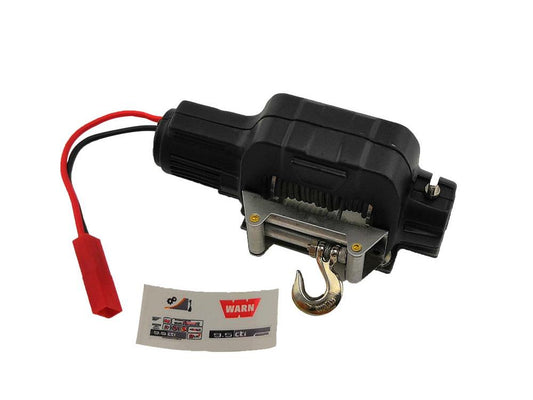 RC Overhaul Winch 1:10 Aluminum (Black) CR002