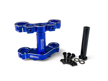 RC Overhaul Aluminum Triple Clamp Set, Promoto, Blue MX03BL