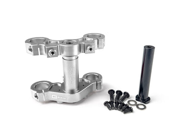 RC Overhaul Aluminum Triple Clamp Set, Promoto, Silver MX03S