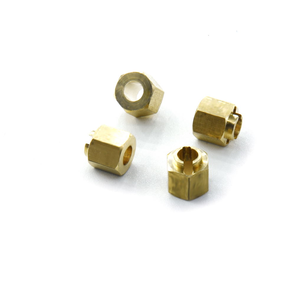 RC Overhaul Hex Drives, Ext 4mm Brass(4) for TRX-4M TRX003