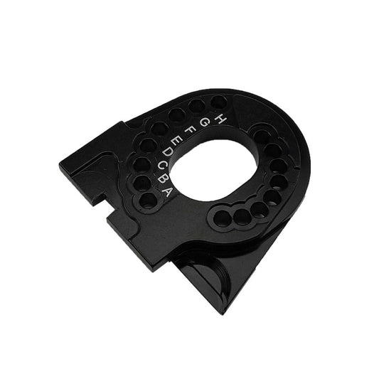 RC Overhaul Adjustable Motor Mount, Black Aluminum TRX4 RCO-TRX004