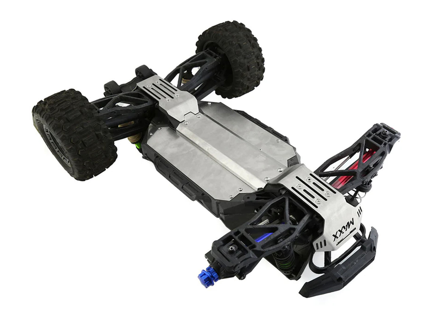 RC Overhaul Maxx V2.0 Longer S.Steel Chassis Skid Plate RCO-TRX035