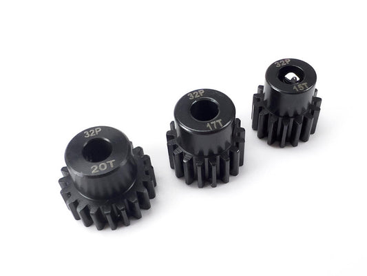 RC Overhaul 0.8Mod Pinion Set, 15/17/20t 5mm Shaft UN001