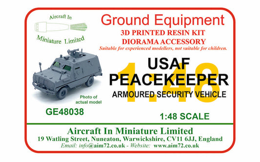 AIM Ground Equipment GE48038 USAF Peacekeeper Armoured Security Vehicle 1:48
