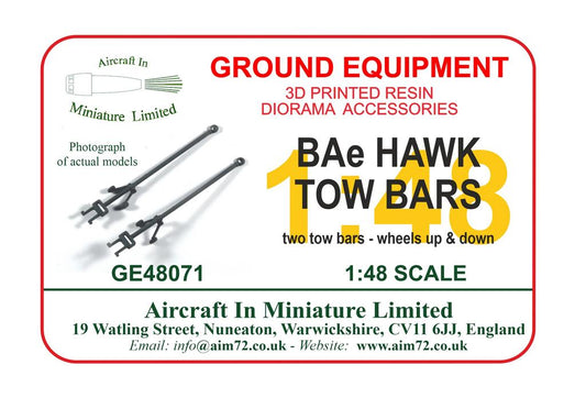 AIM - Ground Equipment GE48071 1:48 B BAe Hawk Towbar