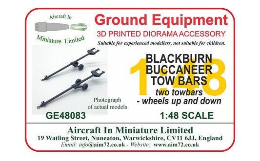 AIM Ground Equipment GE48083 Blackburn Buccaneer S.2C/D Tow Bars 1:48