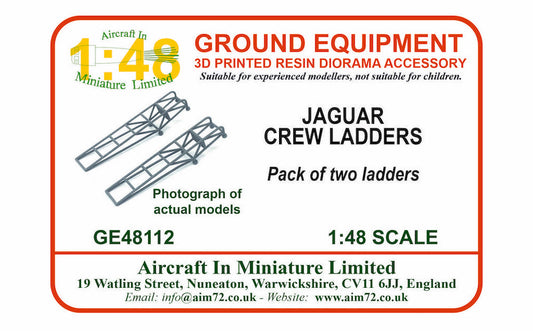 AIM - Ground Equipment GE48112 1:48 Sepecat Jaguar crew ladders