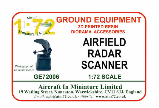 AIM - Ground Equipment GE72006 1:72 Airfield radar scanner