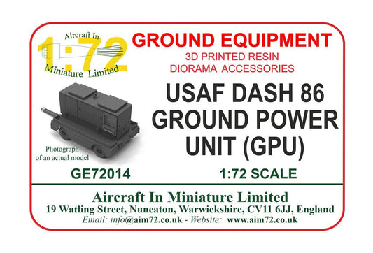 AIM Ground Equipment GE72014 Dash 86 USAF Ground Power Unit 1:72