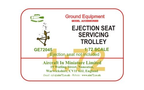 AIM - Ground Equipment GE72045 1:72 Ejection Seat Servicing Trolley