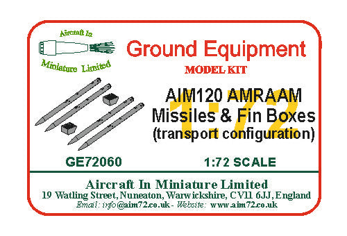 AIM Ground Equipment GE72060 AIM-120 AMRAAM Transport Accessory Set 1:72