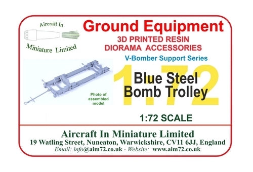 AIM - Ground Equipment GE72063 1:72 Blue Steel bomb trolley