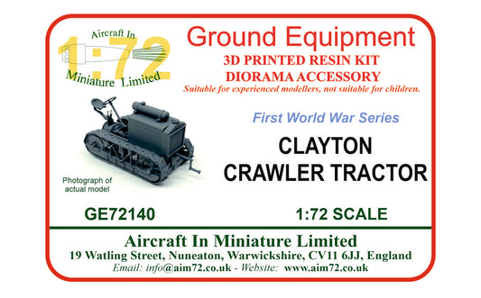 AIM - Ground Equipment GE72140 1:72 Clayton Crawler tractor