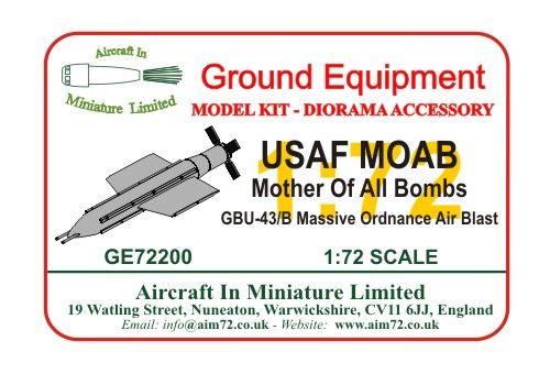 AIM - Ground Equipment GE72200 1:72 MOAB