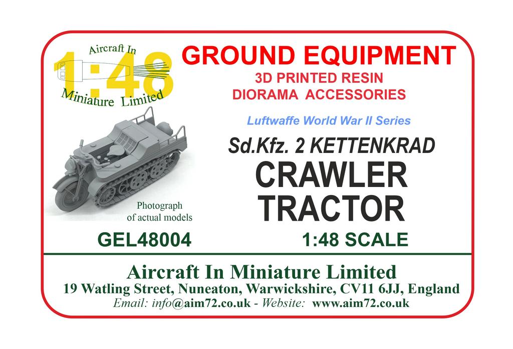 AIM - Ground Equipment GEL48004 1:48 Kettenkrad Sd Kfz