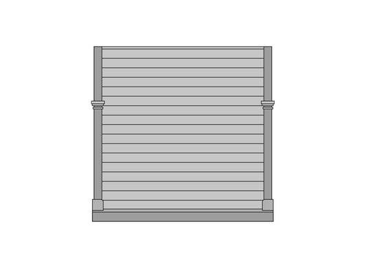 Ratio GJ01 LNWR Grand Junction Station Building Components: 4 Plain Board End Panels HO/OO Gauge