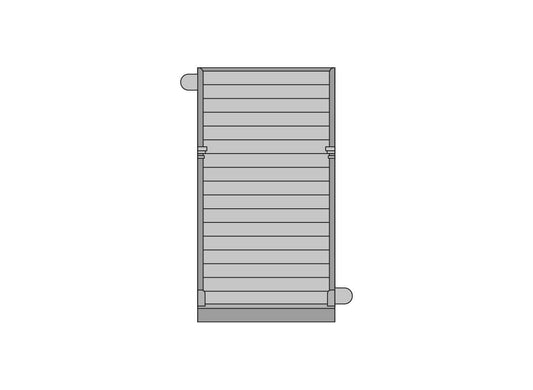 Ratio GJ04 LNWR Grand Junction Station Building Components: 4 Plain Board Panels HO/OO Gauge