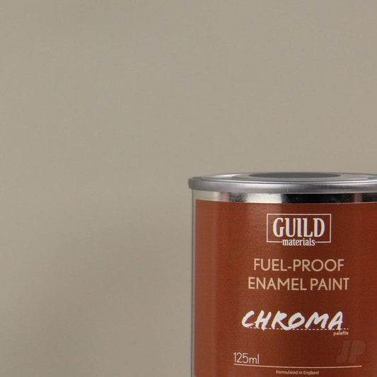 Guild Lane Chroma Enamel Fuelproof Paint Matt Light Grey (125ml Tin) CHR6310