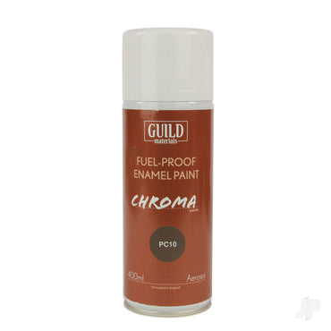 Guild Lane Chroma Enamel Fuelproof Paint Matt PC10 Dirty Brown (400ml Aerosol) CHR6516