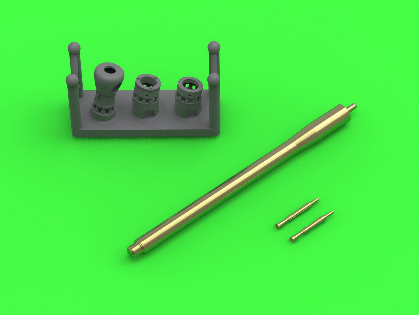 Master GM-72-032 1:72 British QF 75mm gun barrel + Besa MG tips