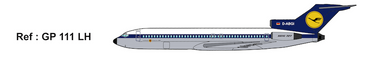 Mach 2 GP111LH 1:72 Boeing 727-200 Lufthansa