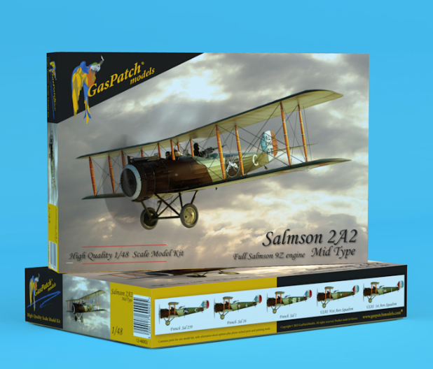 GasPatch Models GPM48002 1:48 Salmson 2A2 Mid Type