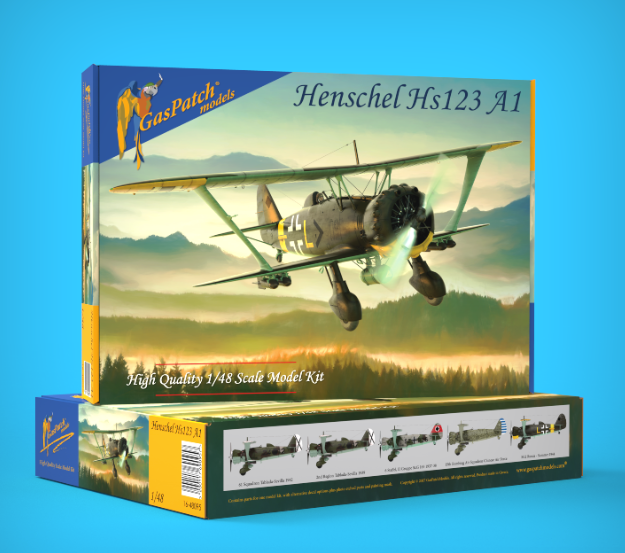 GasPatch Models GPM48095 1:48 Henschel Hs-123A-1