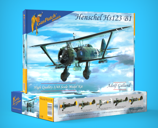 GasPatch Models GPM48096 1:48 Henschel Hs-123B-1