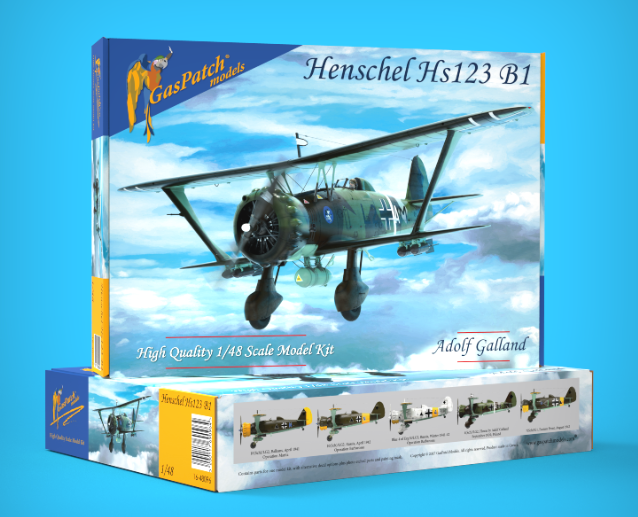 GasPatch Models GPM48096 1:48 Henschel Hs-123B-1