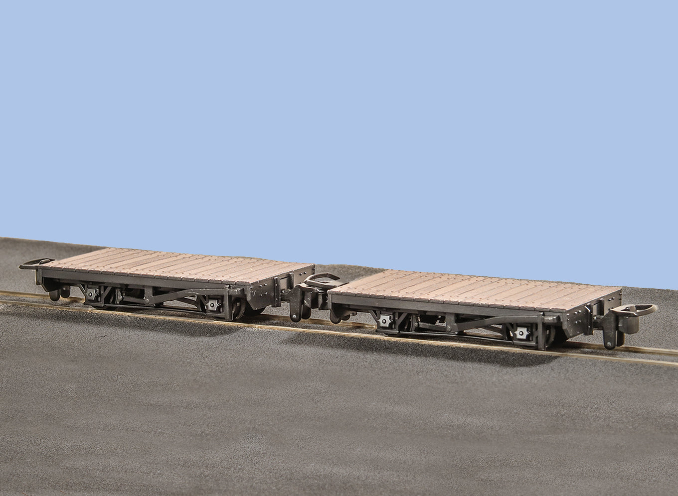 PECO GR-300 4 Wheel Wagon - Flat OO9 Gauge