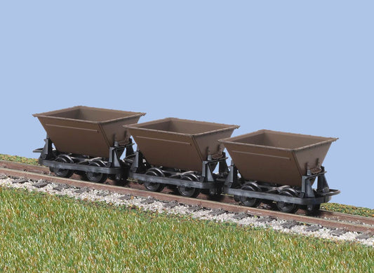 PECO GR-330 V-Skips Hudson Rugga, Brown OO9 Gauge